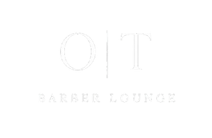 Logo for OT Barber Lounge with the letters