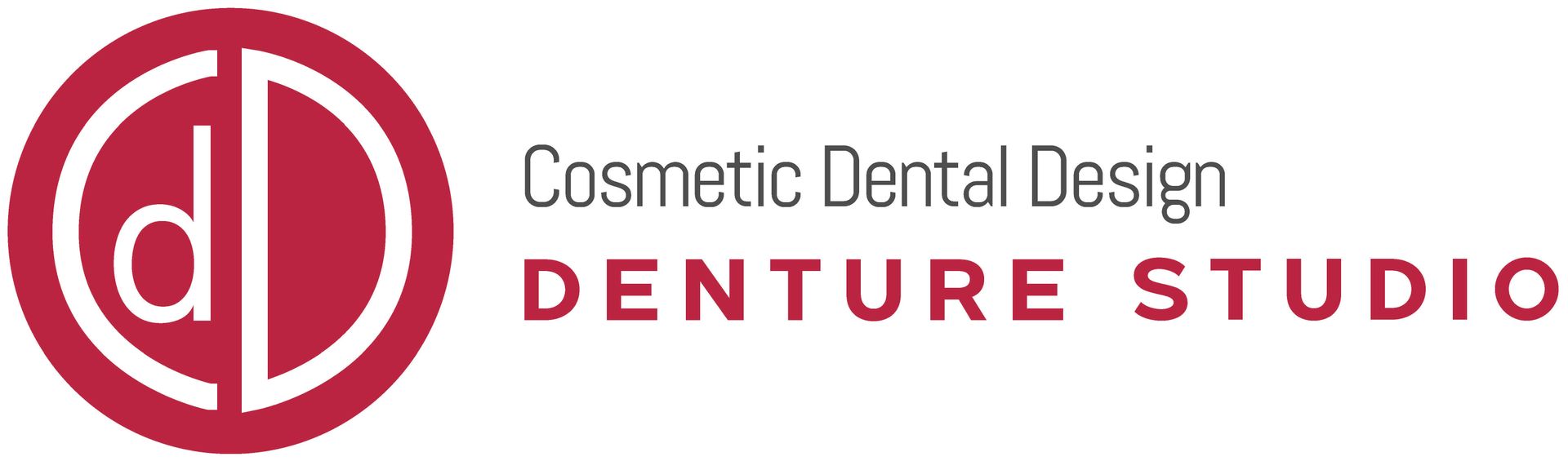 Cosmetic Dental Design Denture Studio The logo for Cosmetic Dental Design Denture Studio