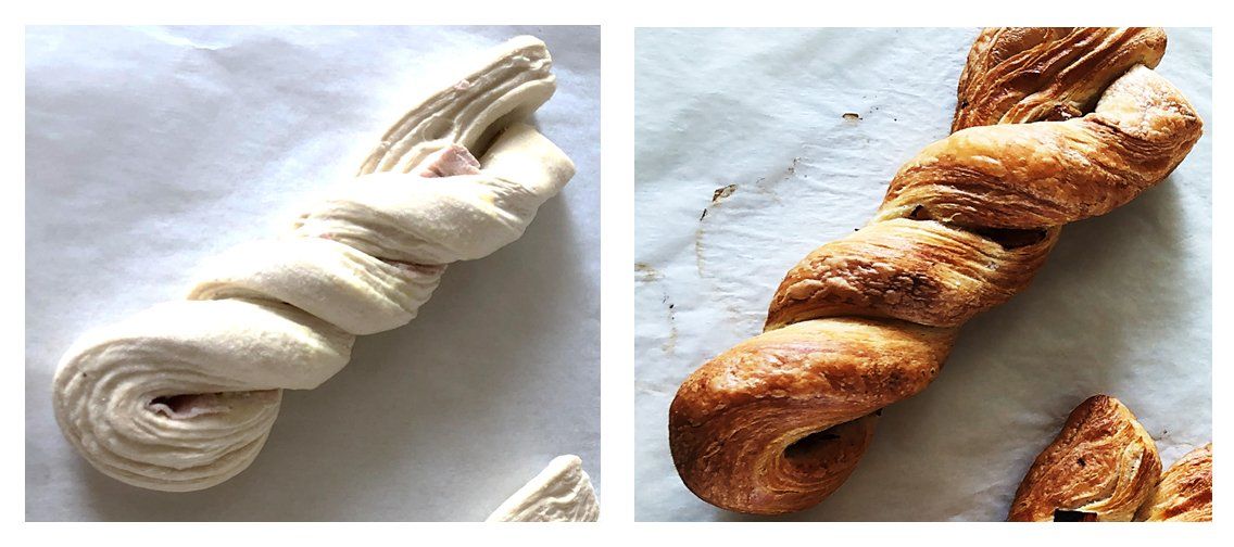 Prodotti salati della pasticceria Salt a Bologna.
