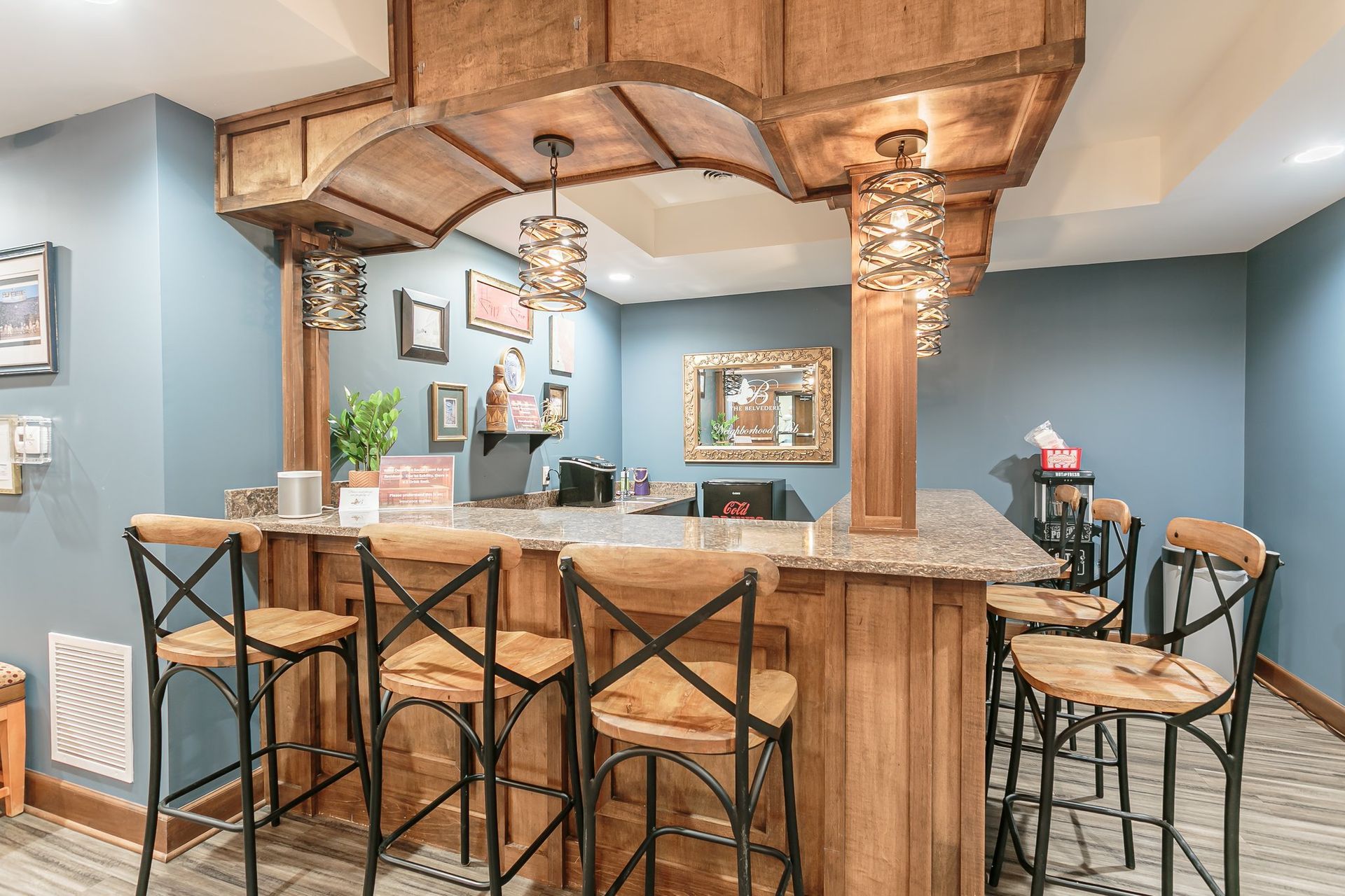 Bar area