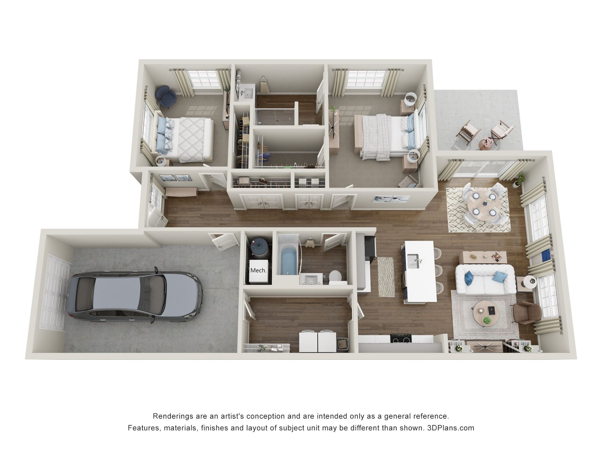 townhome floorplan