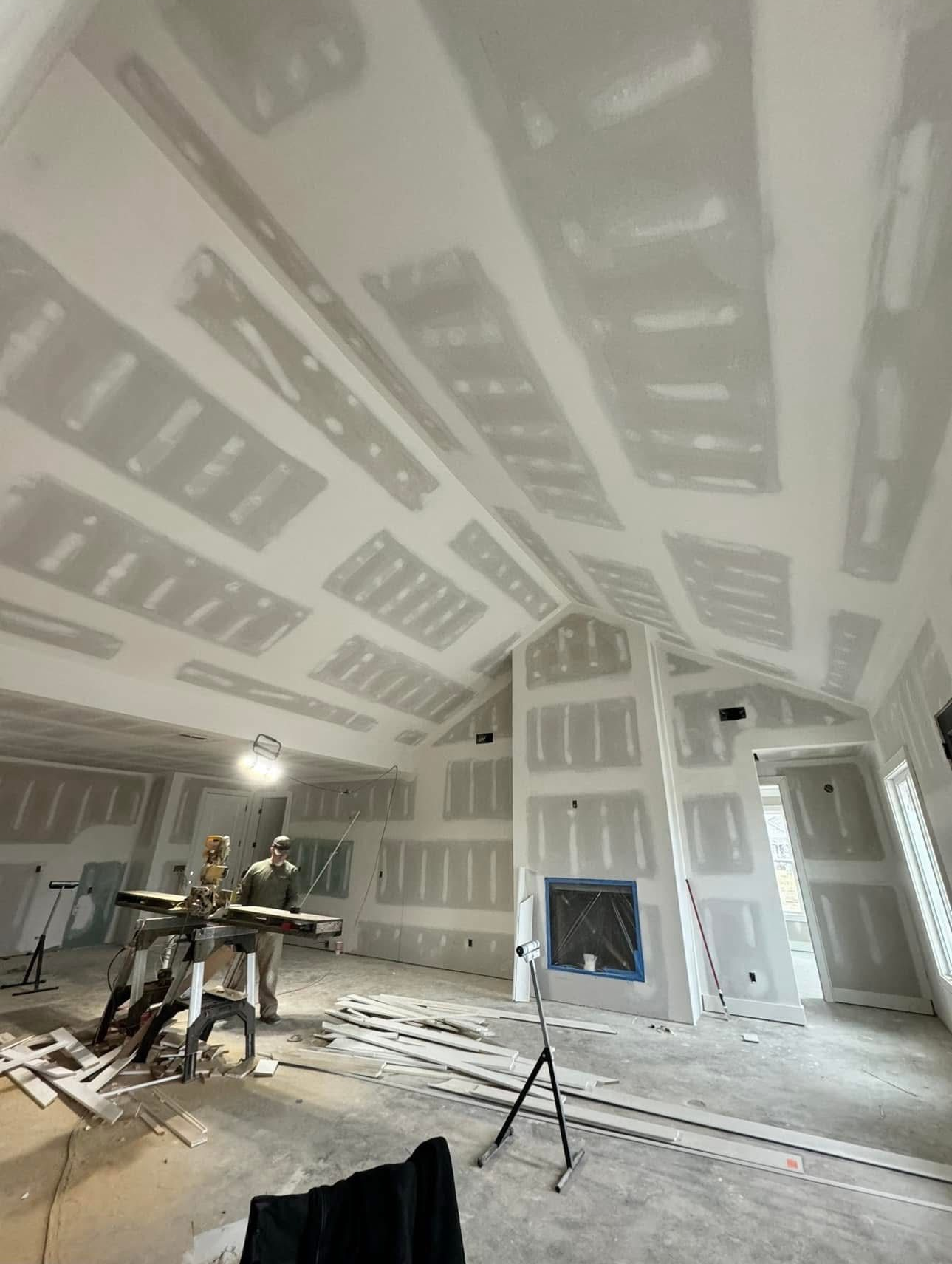 Residential bedroom addition on a single-family home in Lincoln County, TN completed by Proverbs Construction.