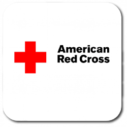 American Red Cross logo with a red cross and black text on a white background