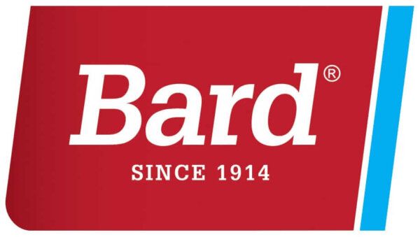 Bard logo on a red background with a blue stripe, “Since 1914” in white text