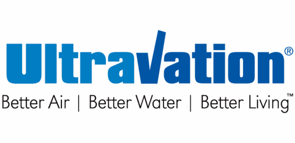 Ultravation logo in blue with the tagline “Better Air | Better Water | Better Living”