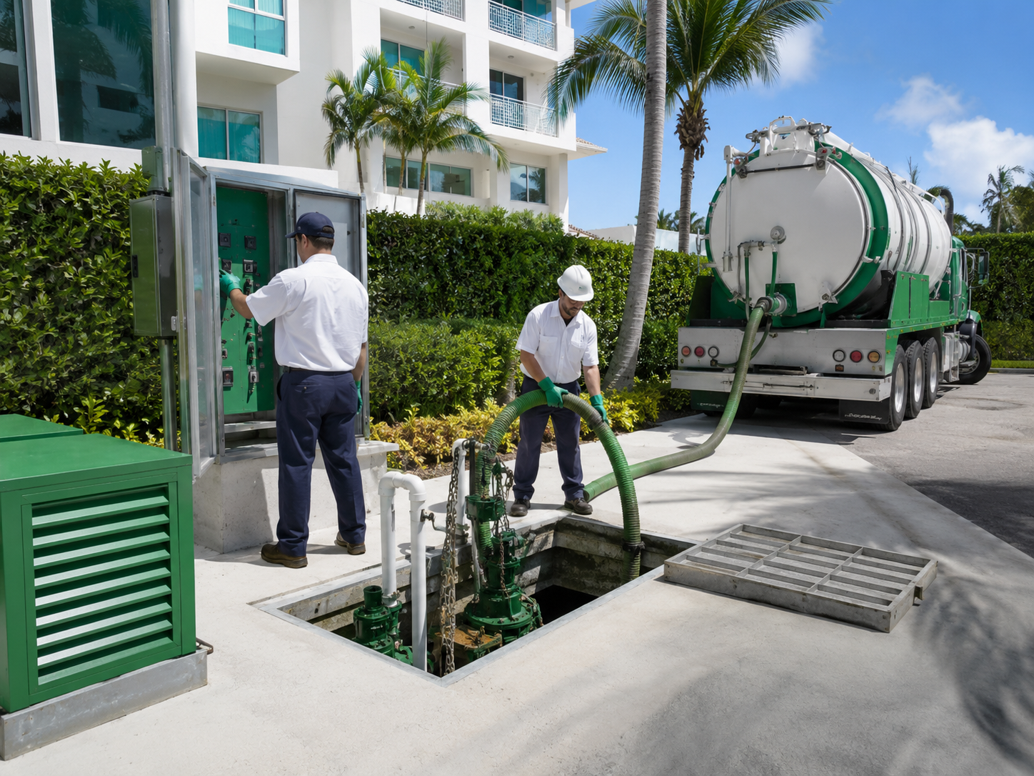 Lift Station Cleaning in Hollywood