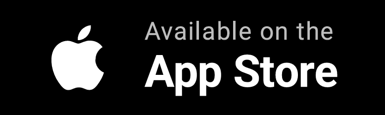 Apple logo with “Available on the App Store” text on a black background
