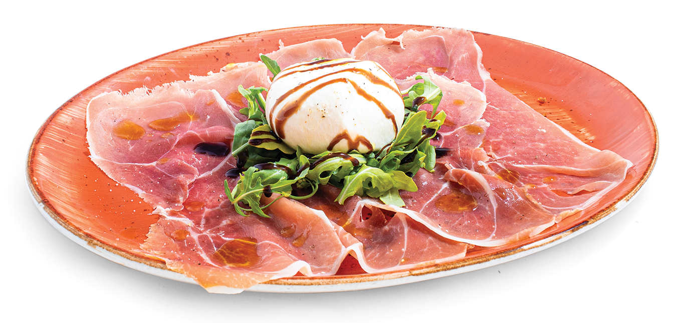 Prosciutto & Burrata Plate