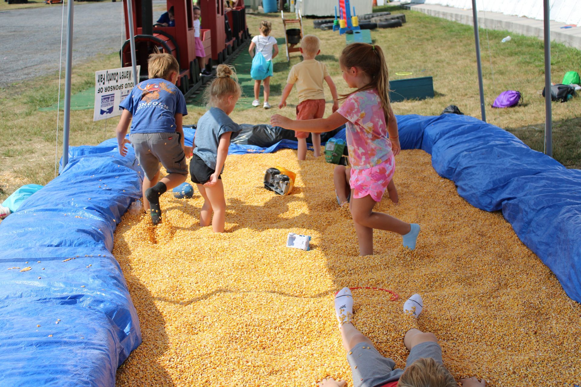 Playing in the Corn Pit