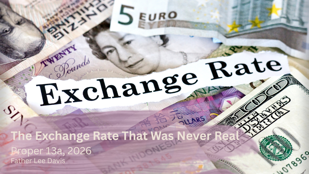 picture of foreign currencies with words exchange rate