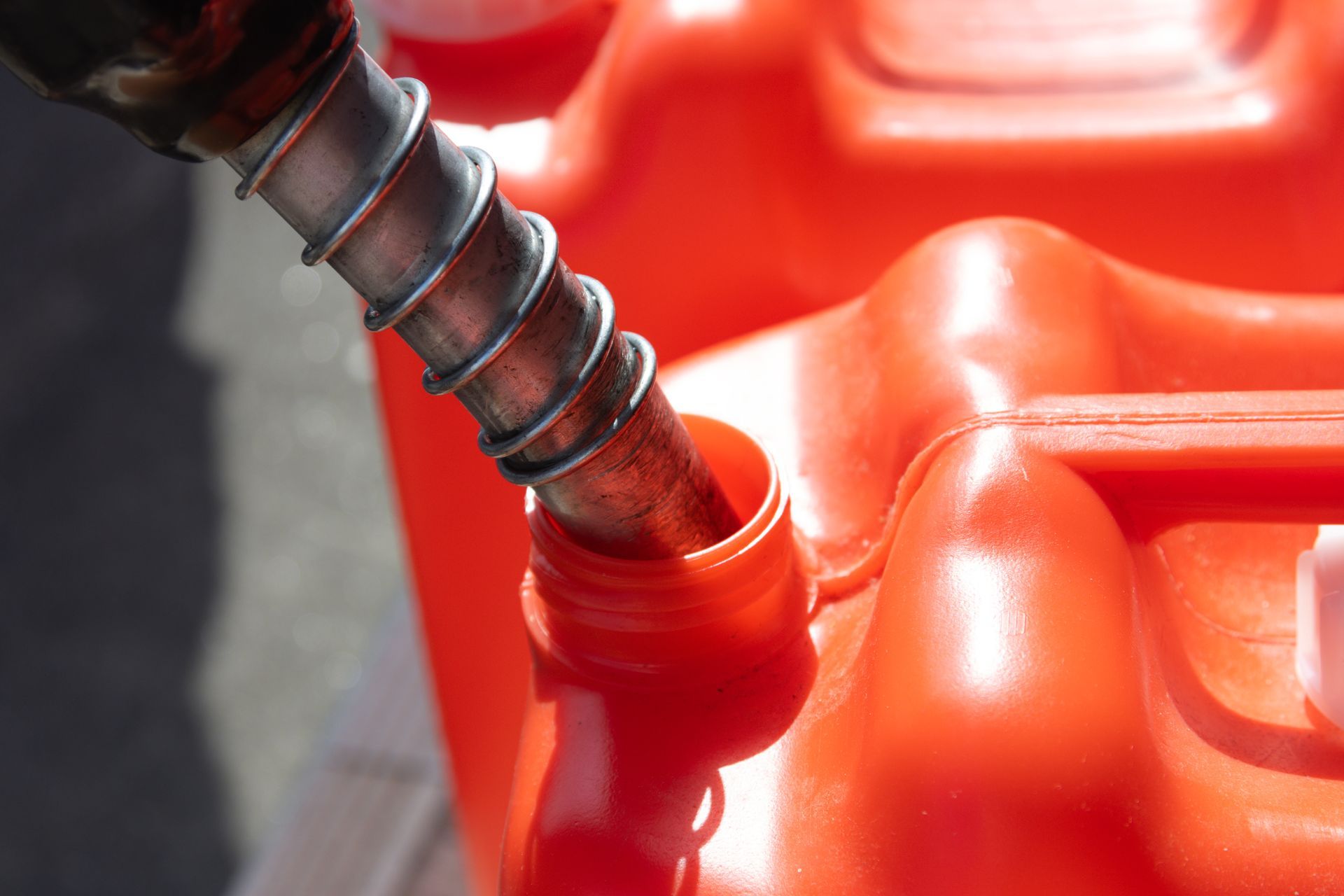 Close-up of refueling process for home energy, perfect for local heating oil delivery services.