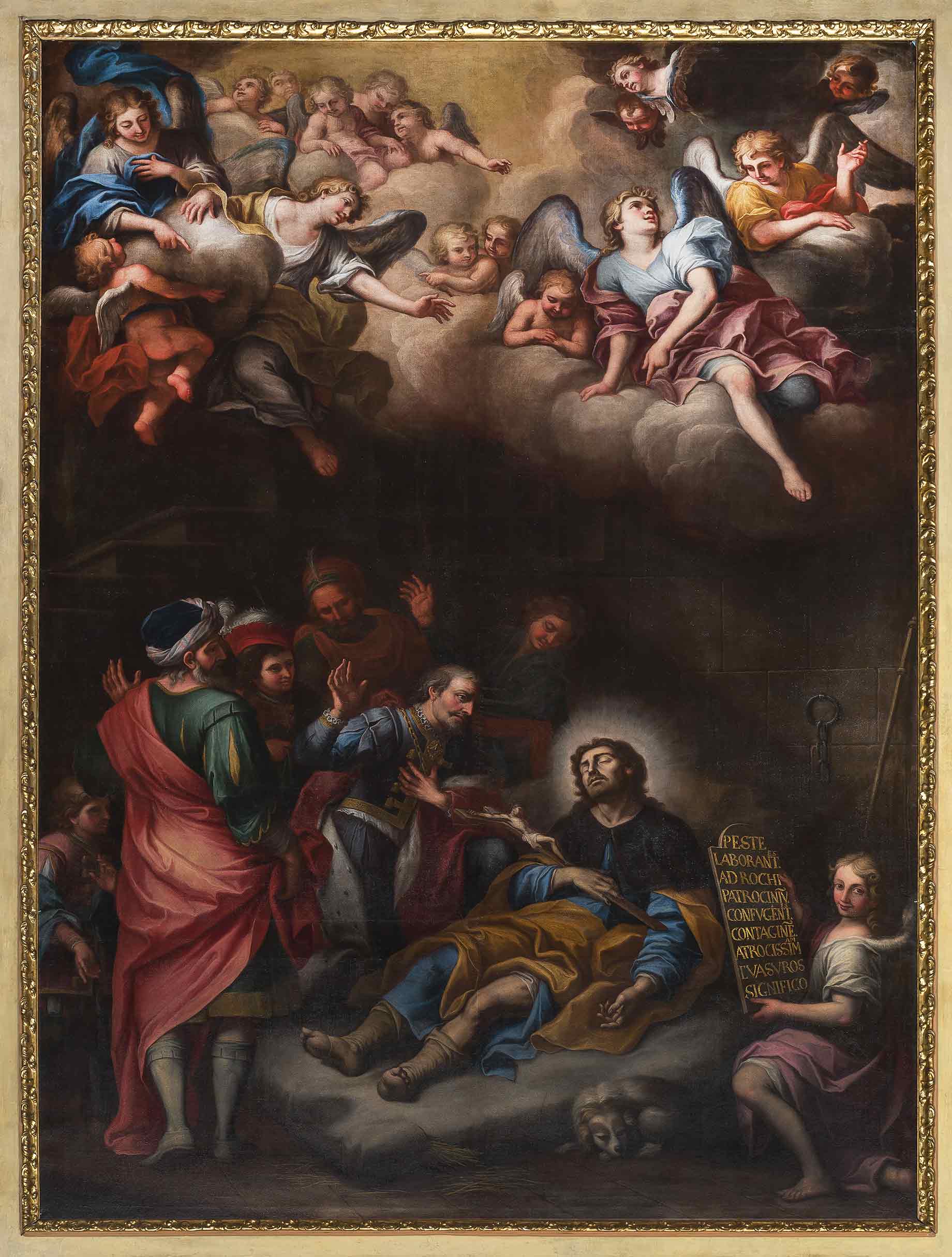 affresco di Corrado Giaquinto dopo il restauro