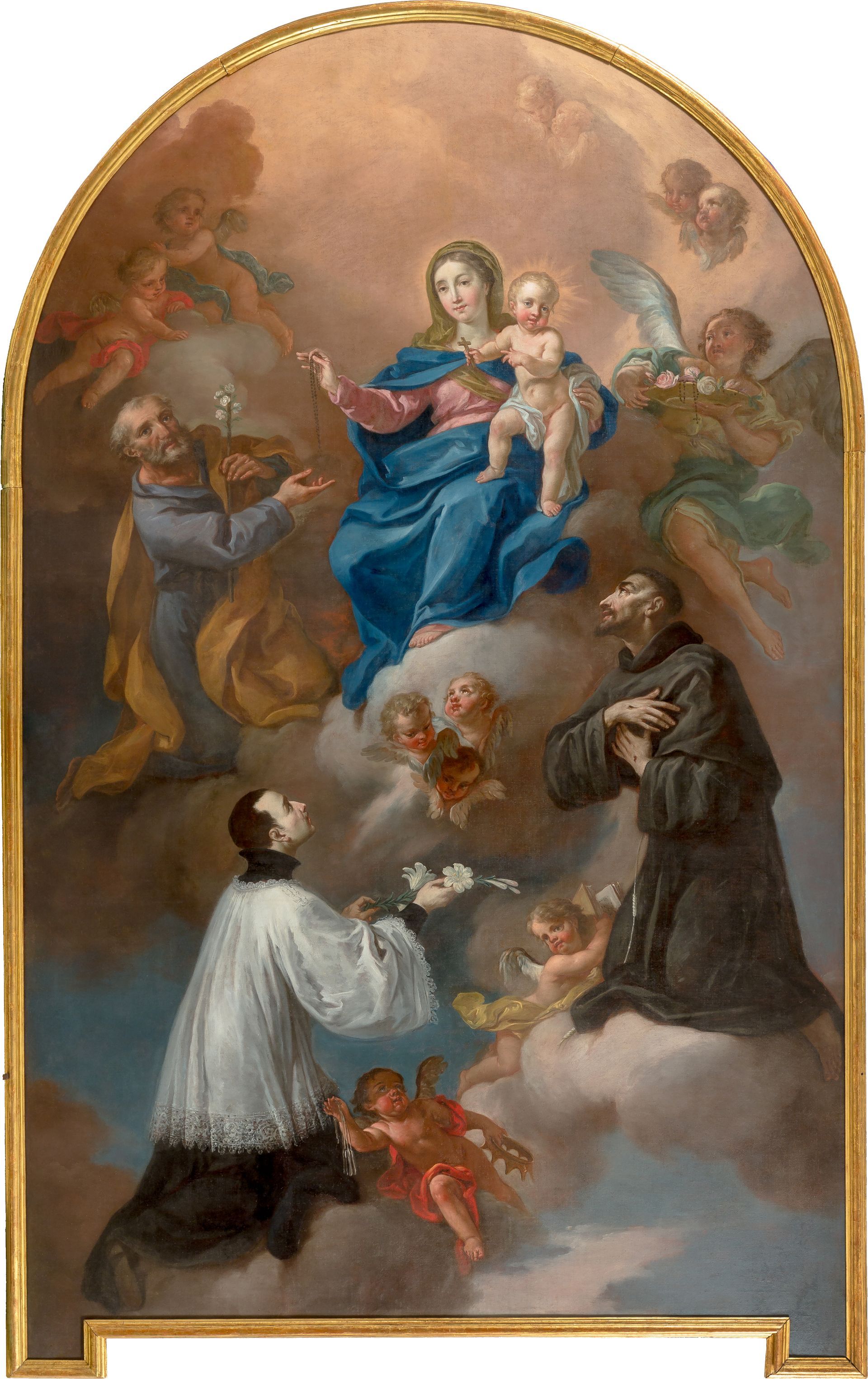 affreschi di Corrado Giaquinto dopo il restauro
