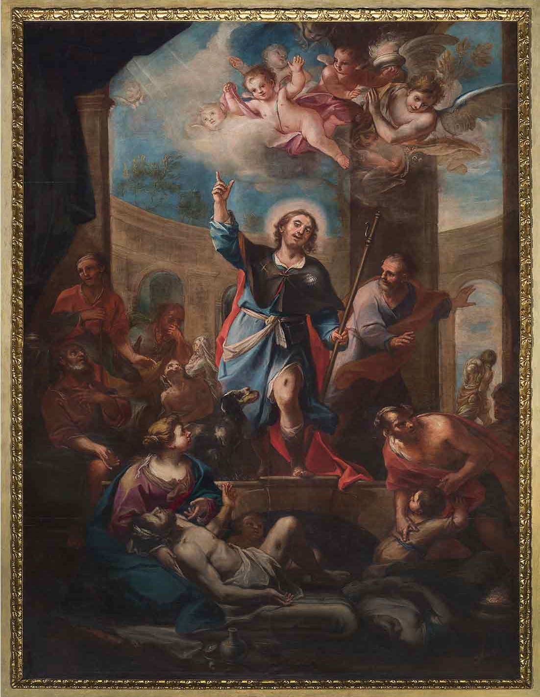 affreschi di Corrado Giaquinto dopo il restauro