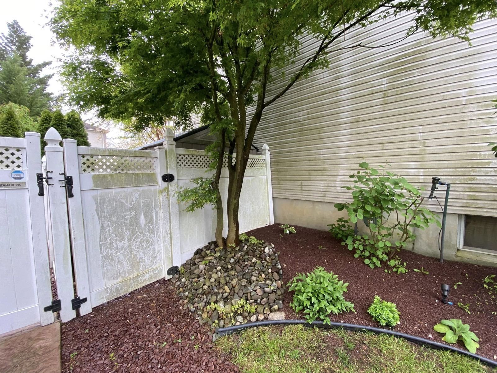 Fence soft washing by Catanzaro's Power Washing, Freehold NJ