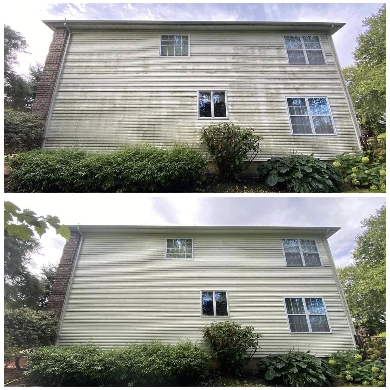 Home in Colts Neck, NJ, cleaned by Catanzaro's Power Washing