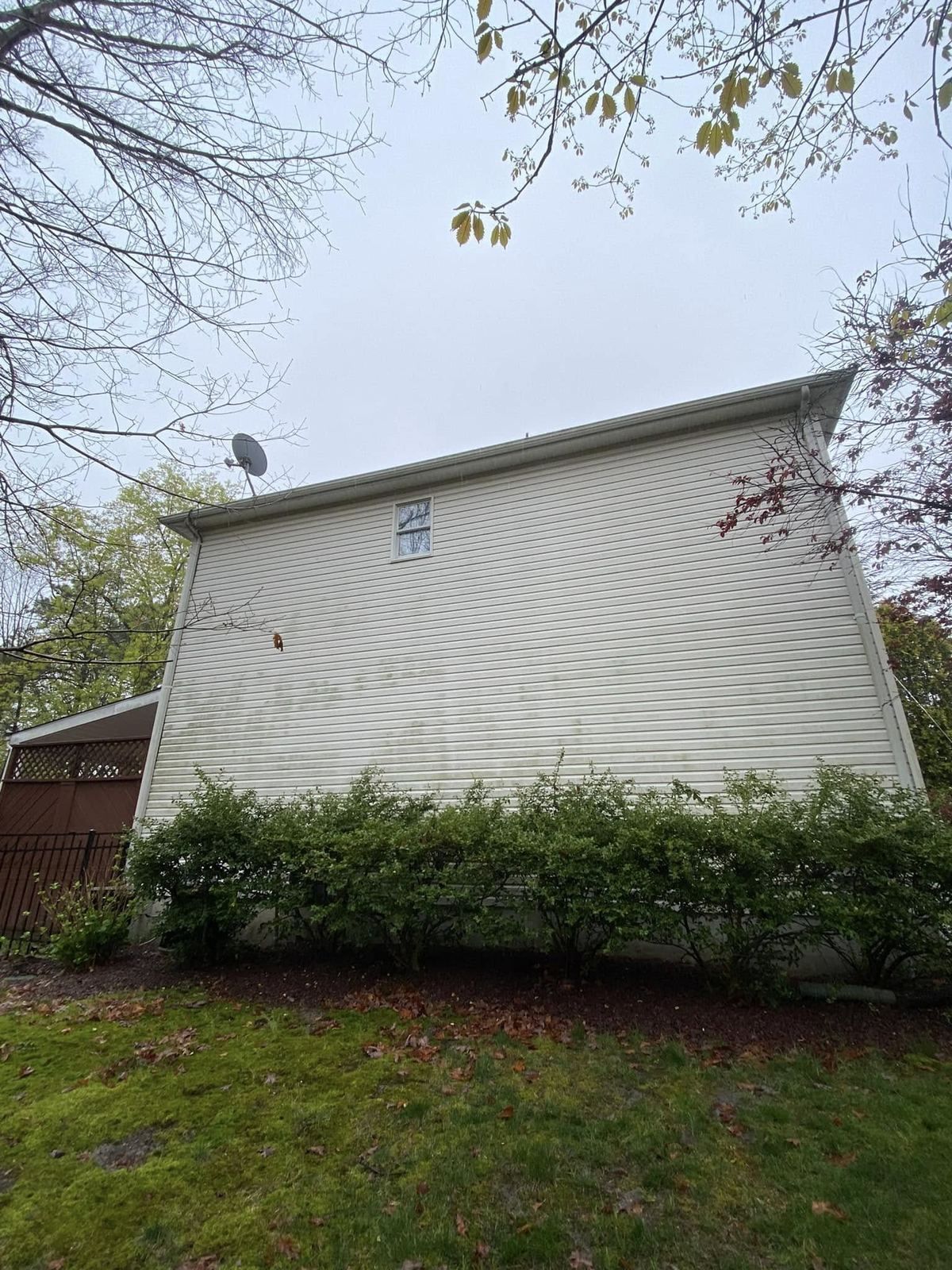 Fence soft washing by Catanzaro's Power Washing, Freehold NJ