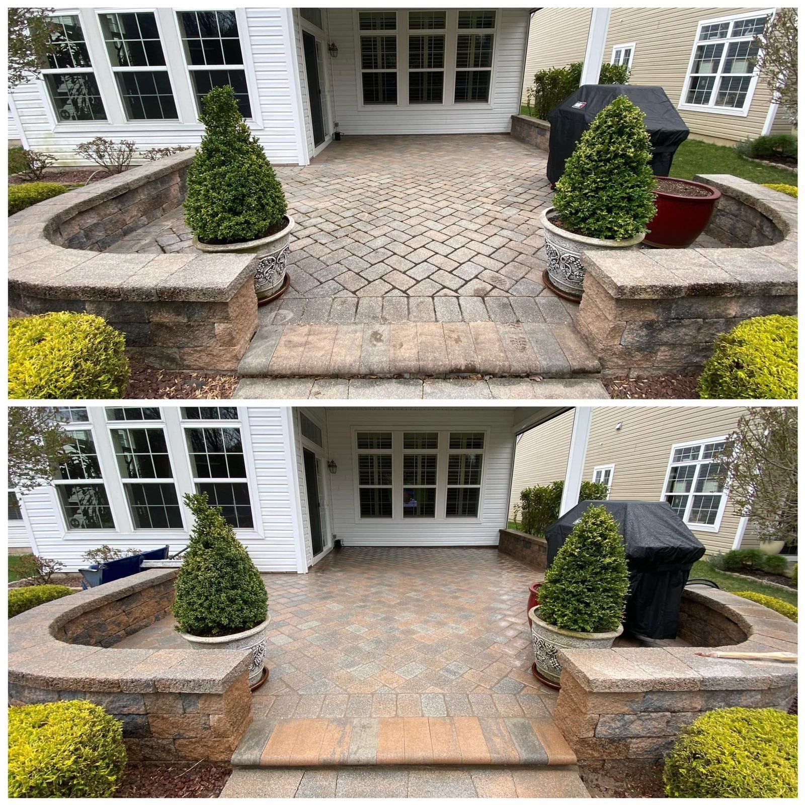 Home in Shrewsbury, NJ, cleaned by Catanzaro's Power Washing