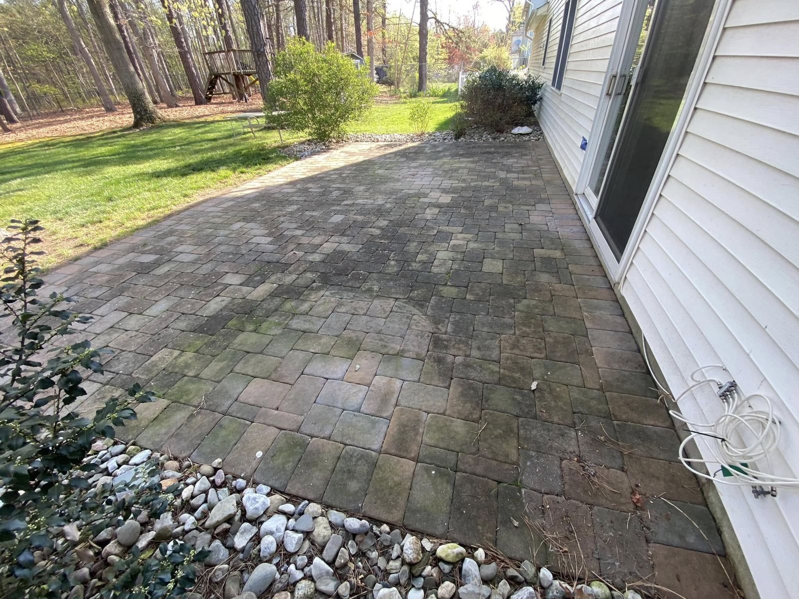 Home in Millstone Township, NJ, cleaned by Catanzaro's Power Washing