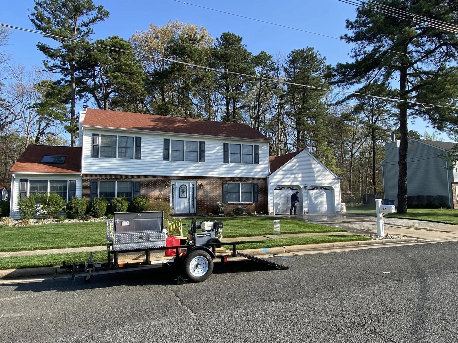 Commercial Power Washing in New Brunswick, NJ, by Catanzaro's Power Washing