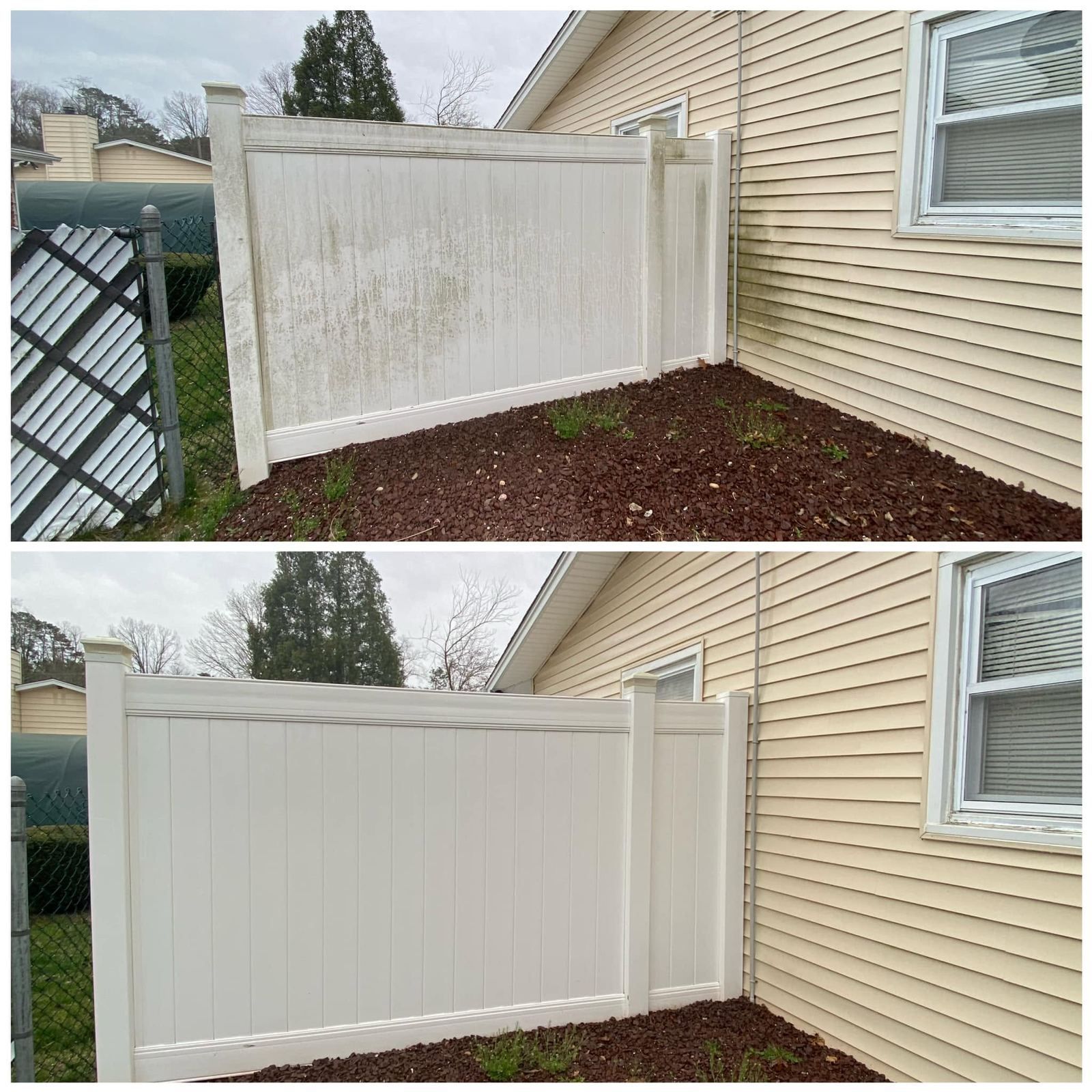 Home in Monroe Township, NJ, cleaned by Catanzaro's Power Washing