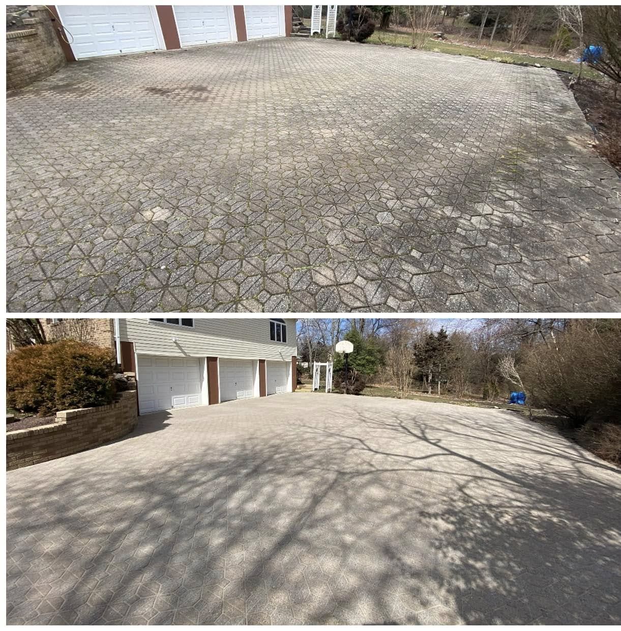 Home in New Brunswick, NJ, cleaned by Catanzaro's Power Washing