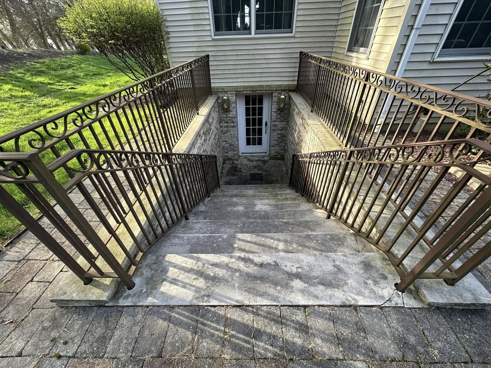 Basement stairwell — Catanzaro's Power Washing