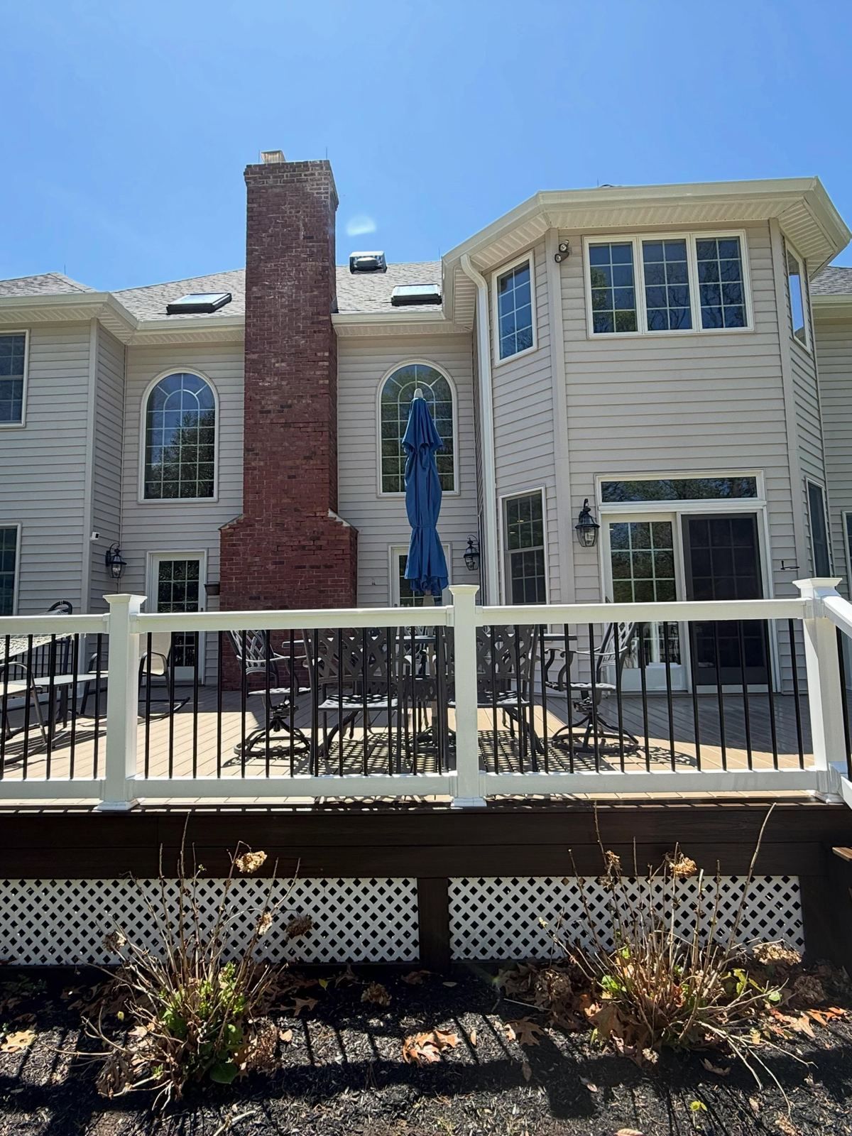Rear deck and chimney — Catanzaro's Power Washing