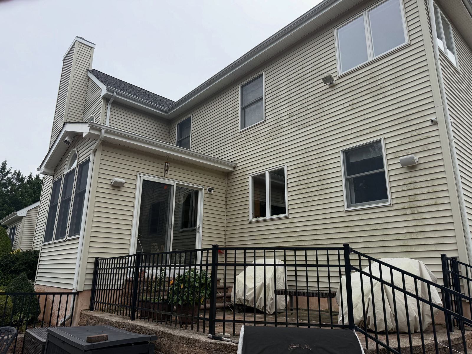 Two-story rear — Catanzaro's Power Washing