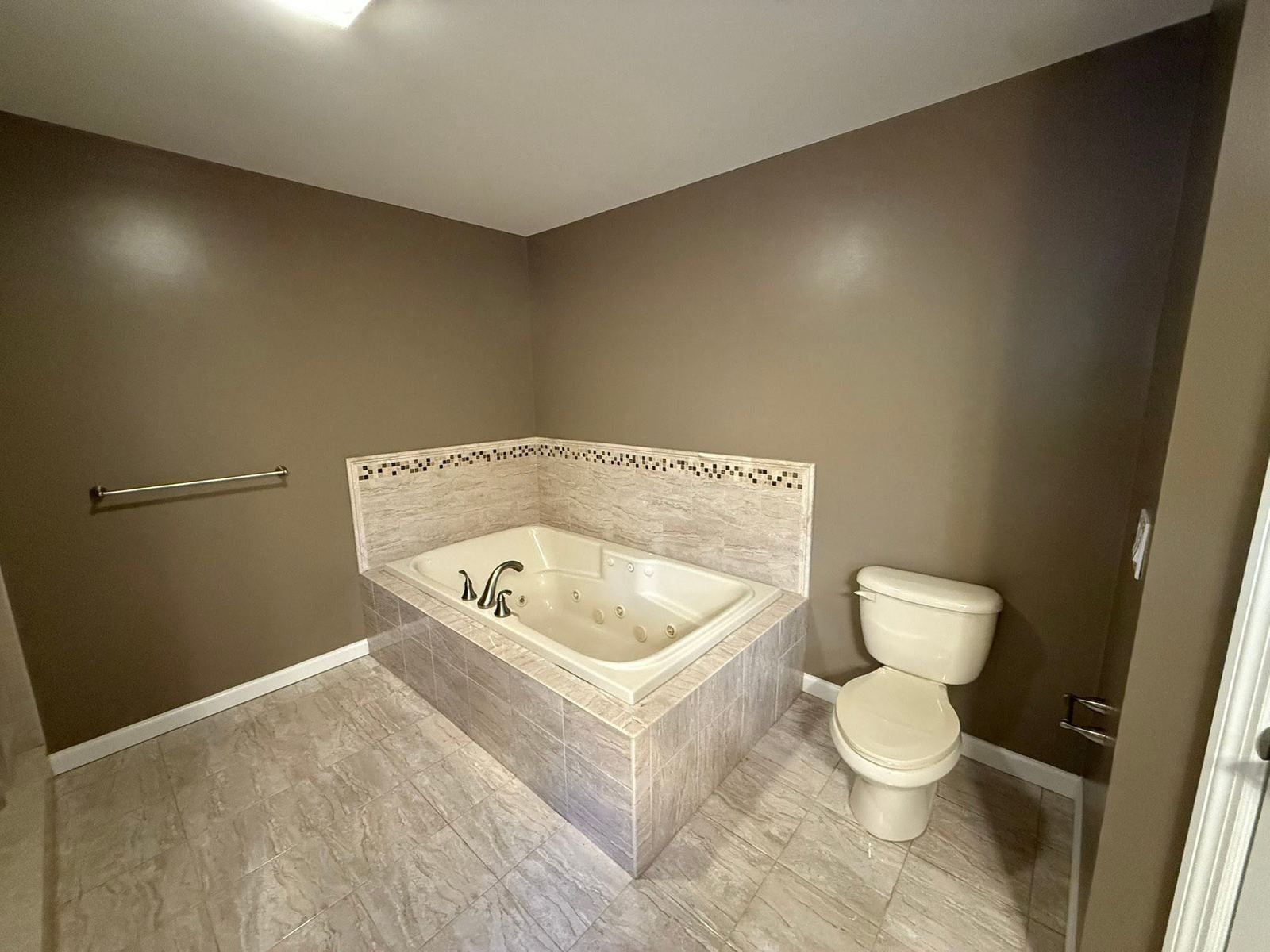 Bathroom repainted taupe, after — Catanzaro's Power Washing