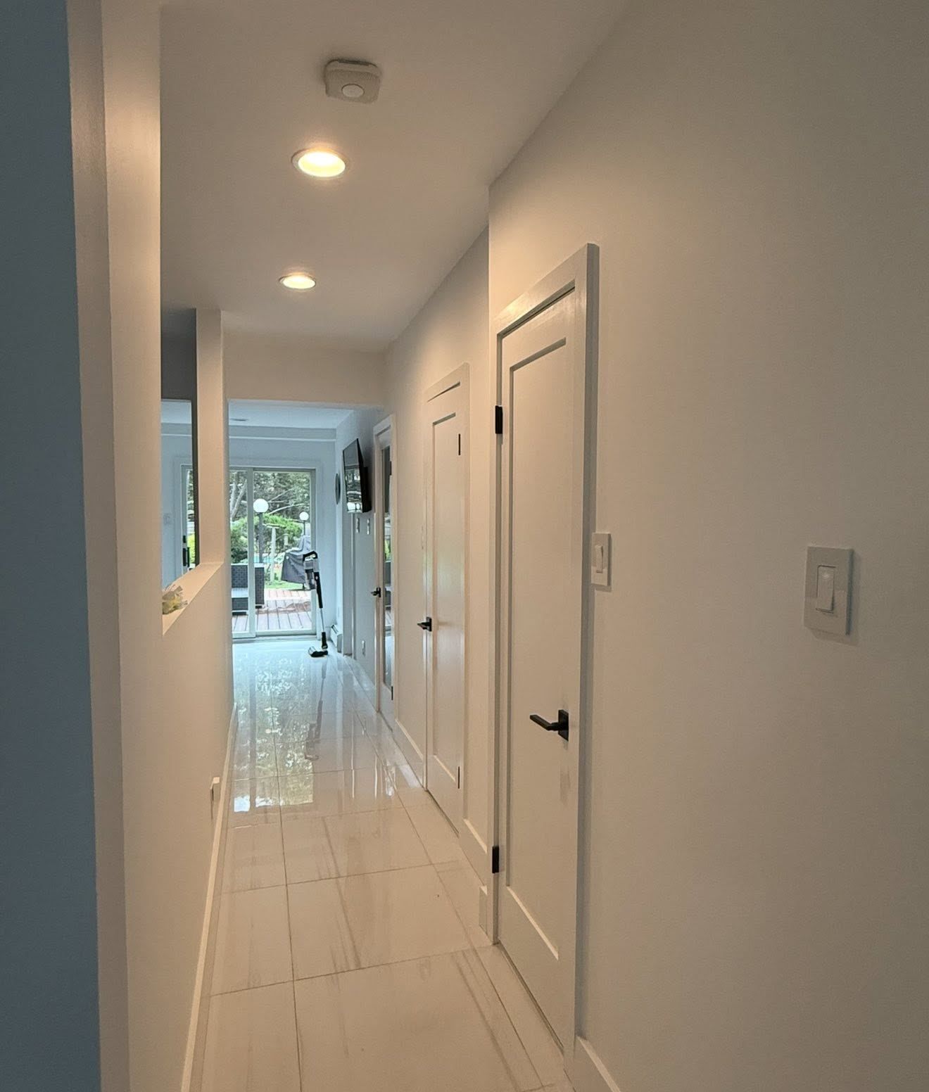 Hallway freshly painted — Catanzaro's Power Washing