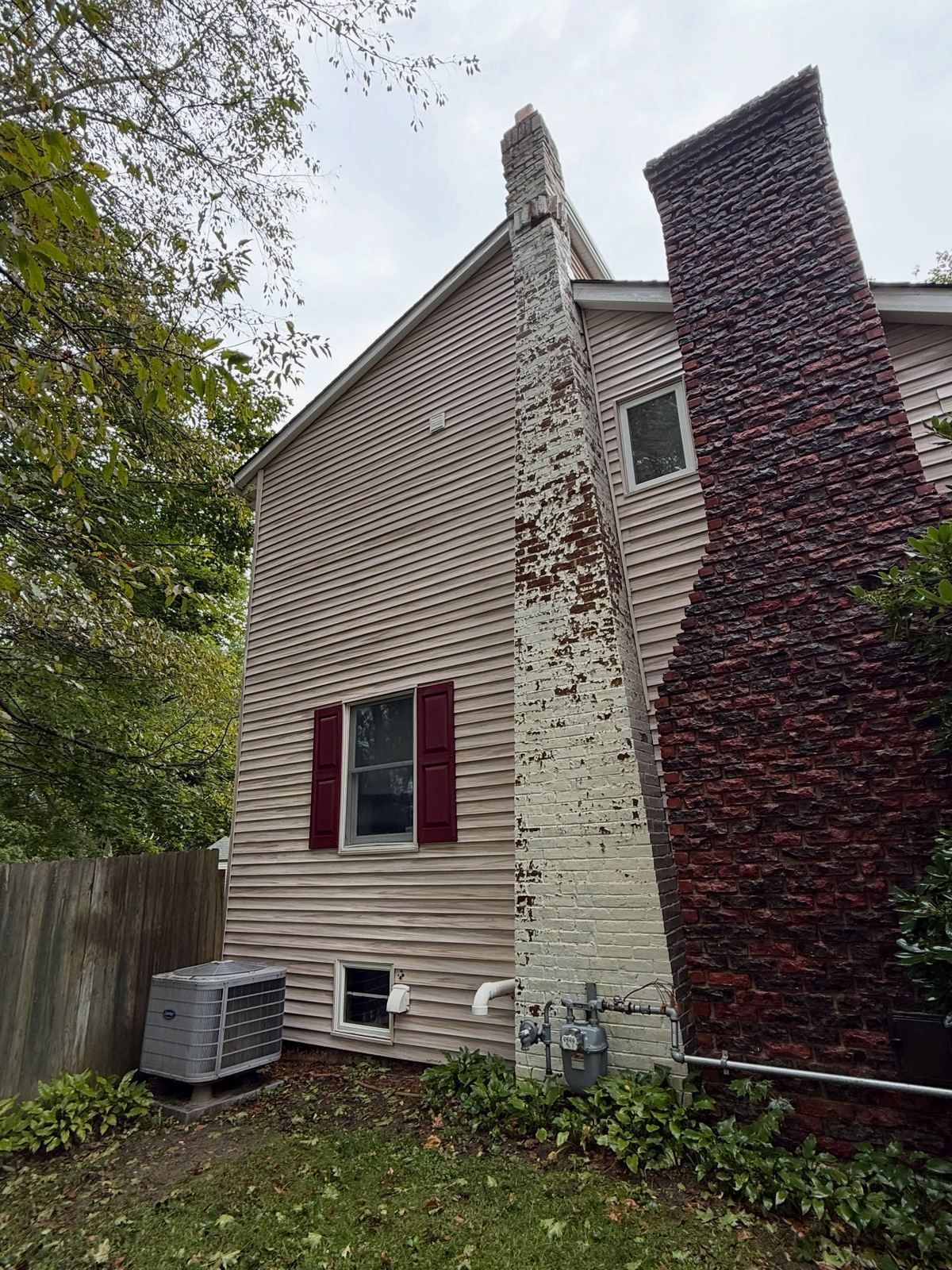 Chimney and siding — Catanzaro's Power Washing