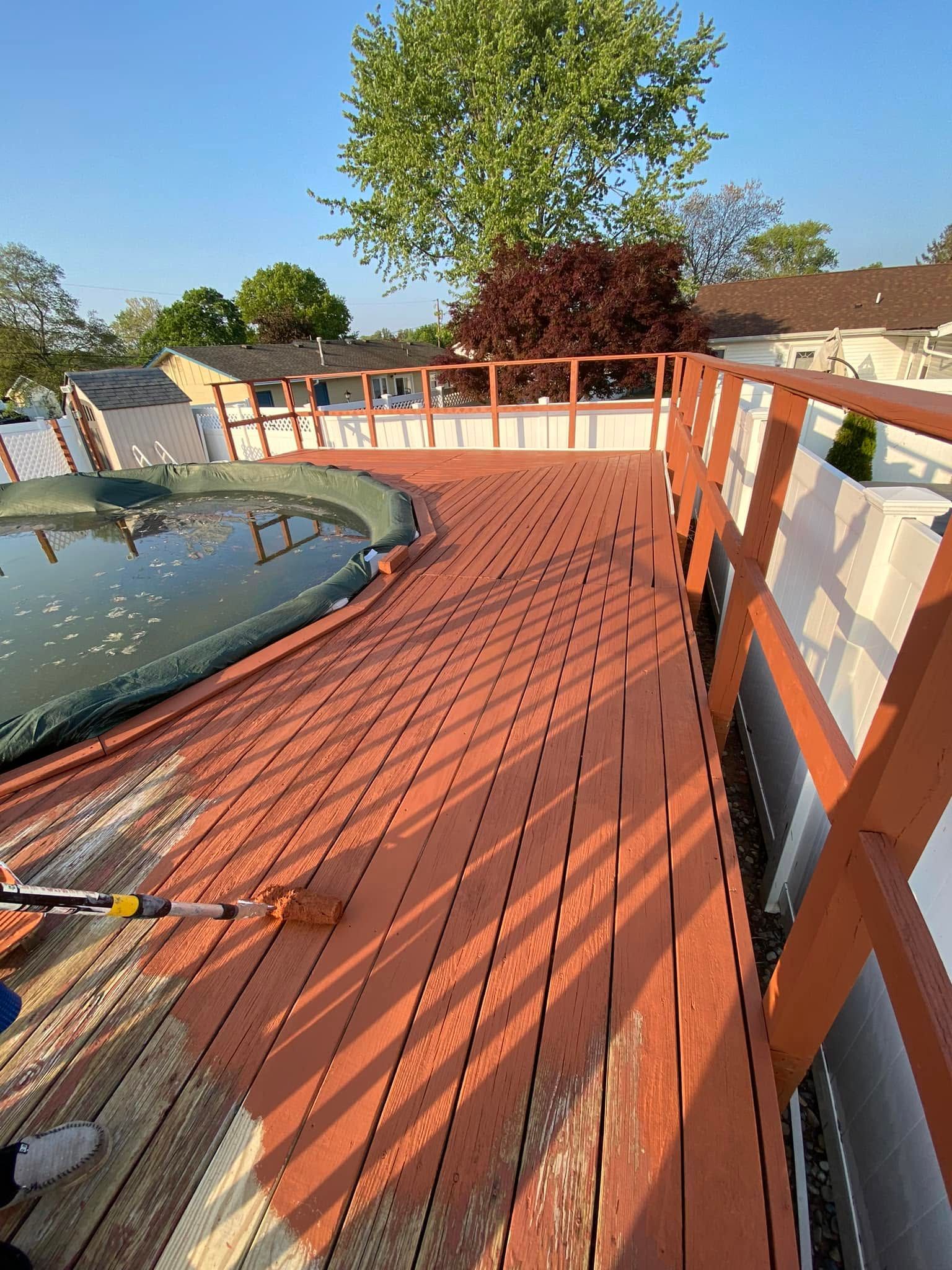 Deck Restoration and Staining in Freehold, NJ by Catanzaro's Power Washing