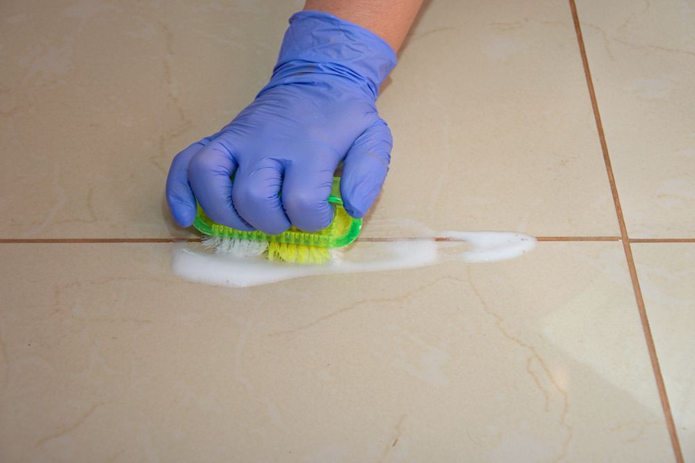 A Man and a Woman Tidying a Living Room with Care - Comprehensive Cleaning Services in Ballina