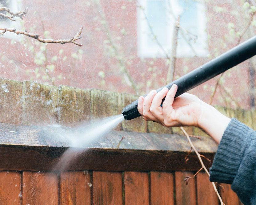 Revitalizing a Wooden Fence through Expert Pressure Washing Services - Professional Cleaner in Bangalow
