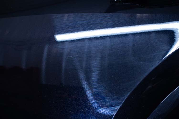 After Fender Paint Correction of an Audi Q8