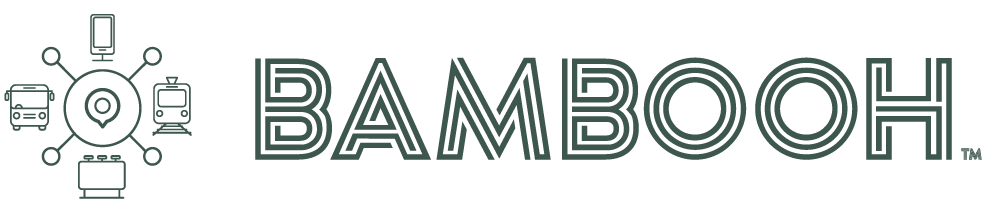 Logo for a company called bambooh in green