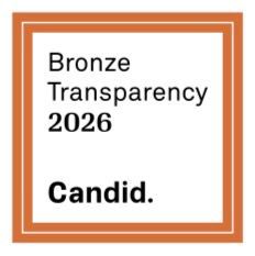 Bronze Transparency 2026 award badge with orange border and Candid logo Bronze Transparency 2026 award badge with orange border and Candid logo