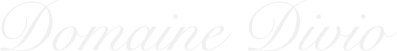 Script-style “Domaine Divio” logo in black on a white background