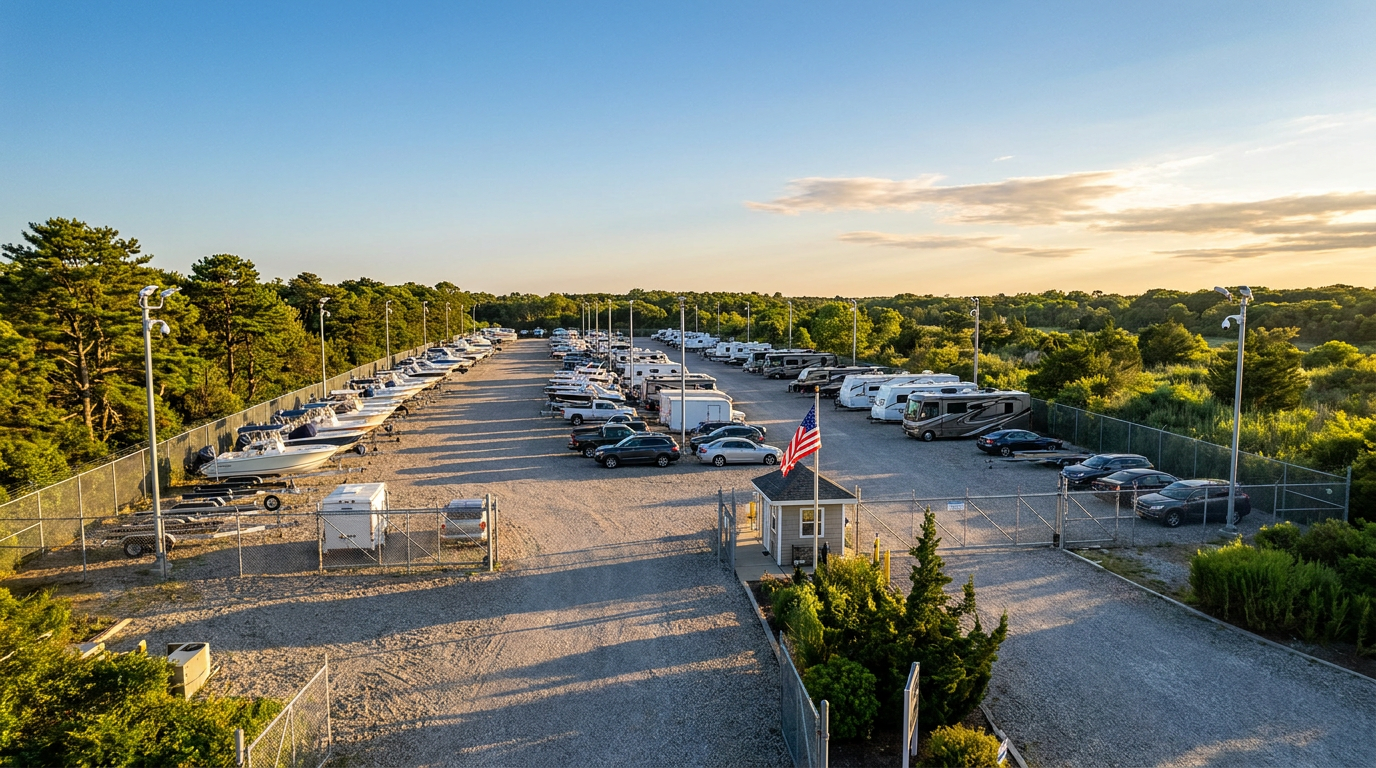 Outdoor vehicle storage spaces in Moriches, NY