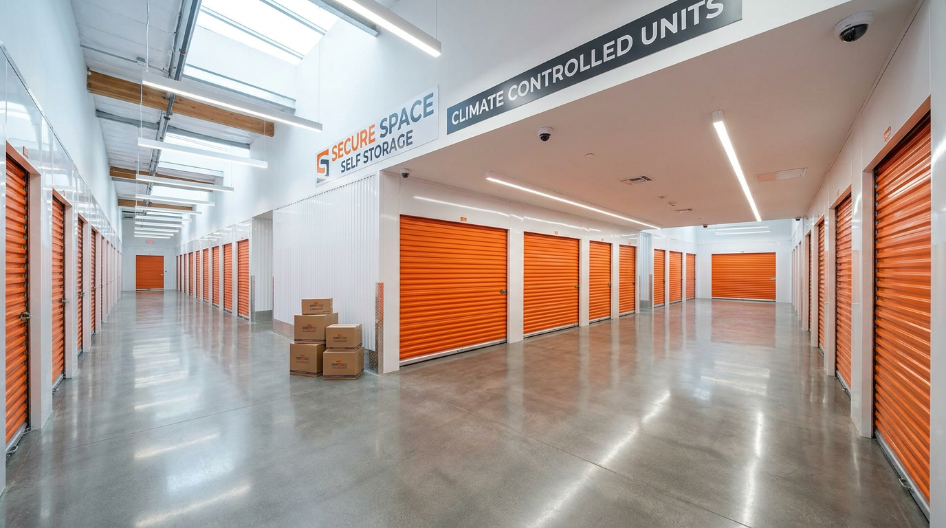 Self storage units in East Moriches, NY, in a range of sizes