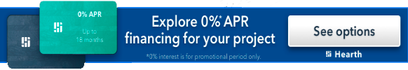 Blue promotional banner for a Placemate+ project savings offer, with a white “See options” button.