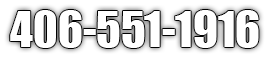 406-551-1916 white phone number with shadow.