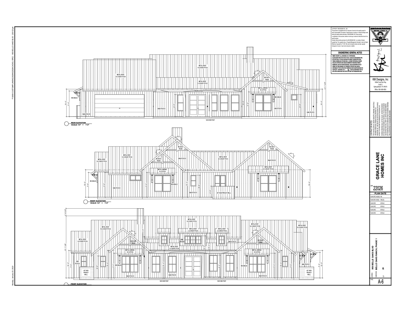 Floor Plan for Home Site