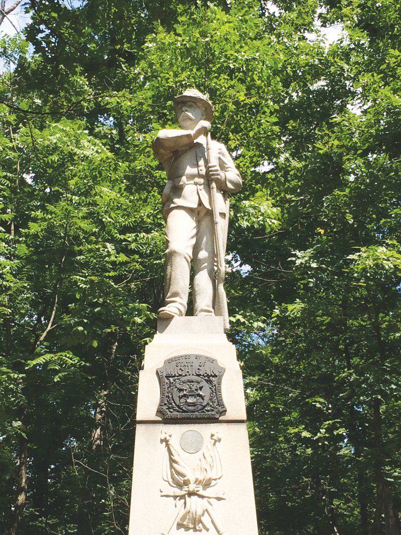 The 24th Michigan Memorial, Gettysburg (Author photo)