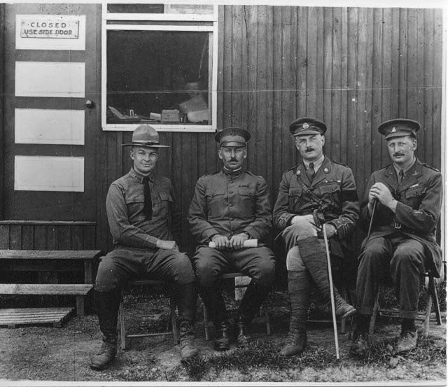 C amp Colt 1918 C aption Ike (left) at Camp Colt, 1918 (Eisenhower National Historic Site)