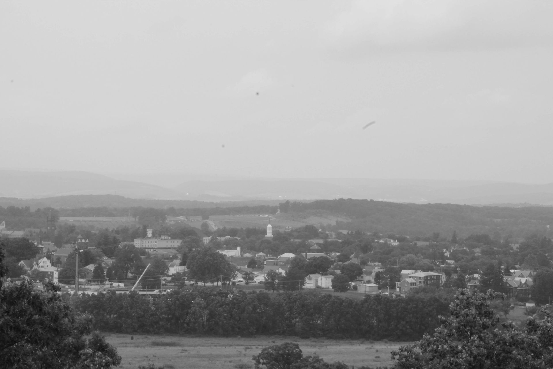 Town view from Culp's Hill (Author photo)
