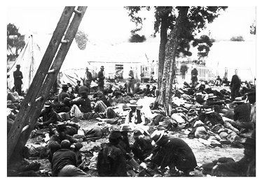 A Civil War Field Hospital (Library of Congress)