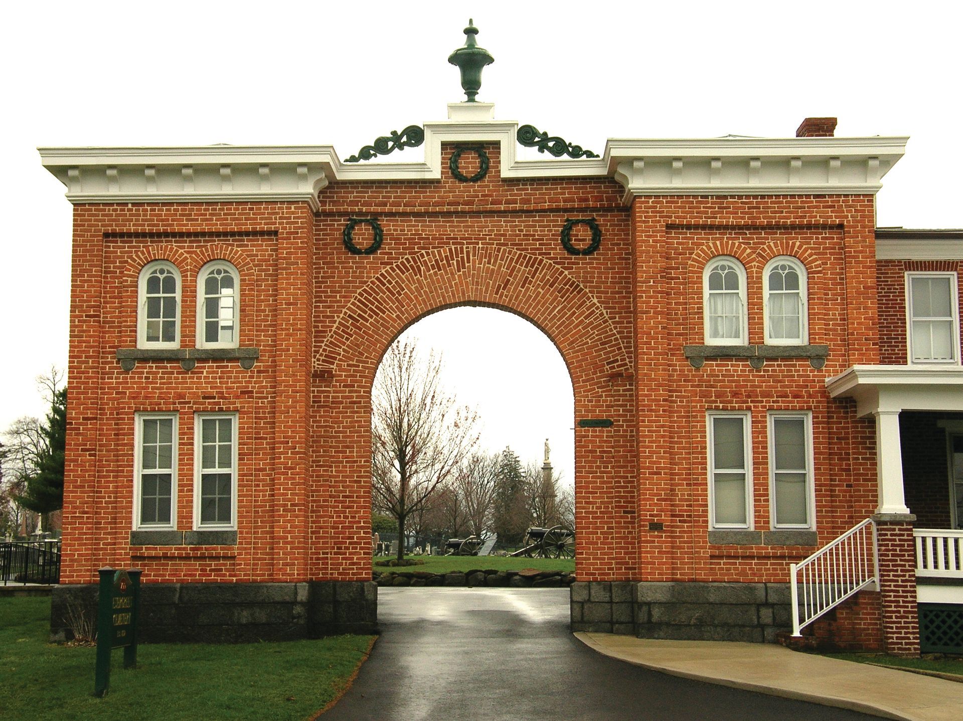 The Evergreen Cemetery Gatehouse (Author photo)