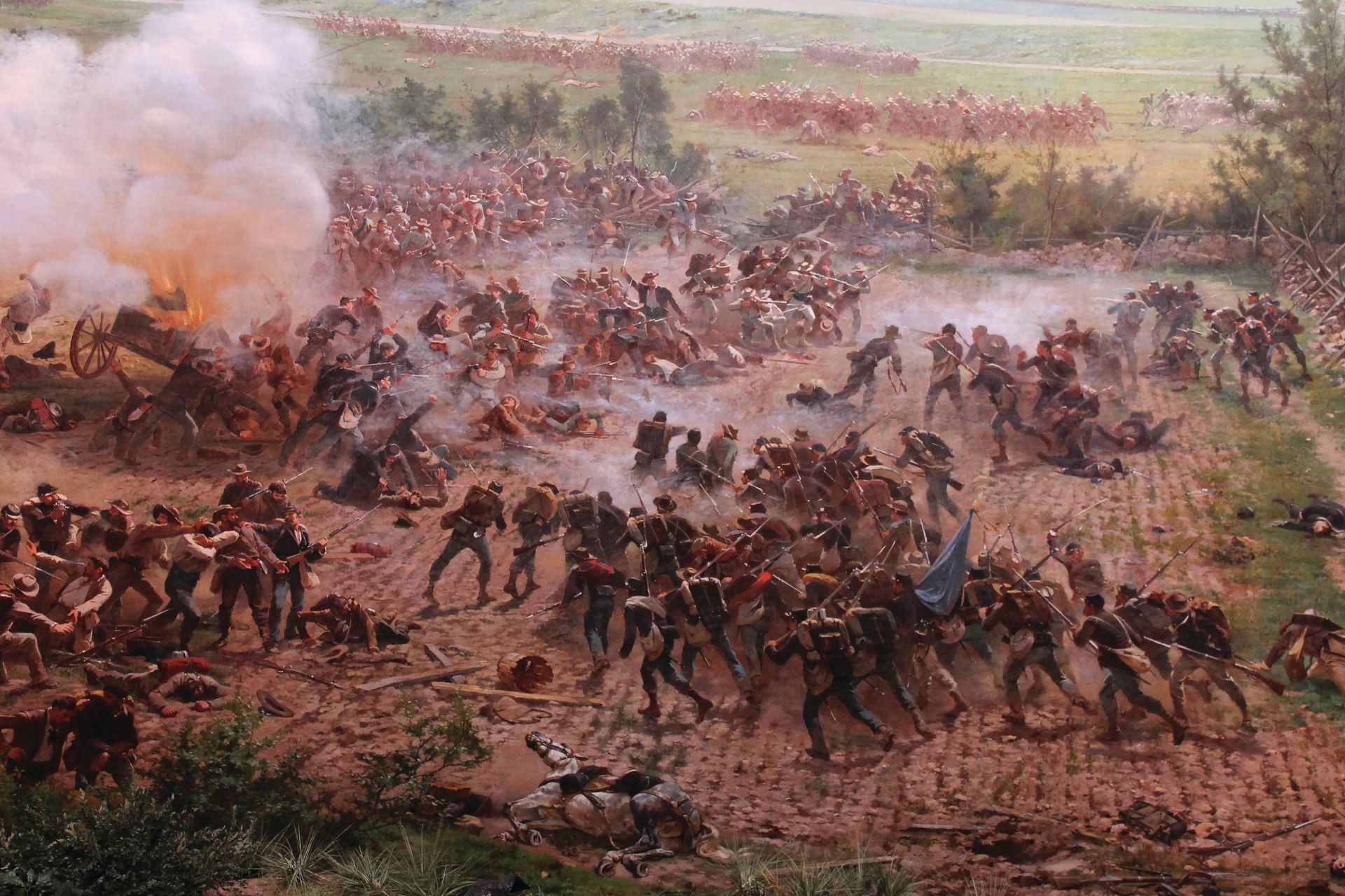 A scene from the Gettysburg Cyclorama, Author Photo